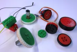 Parametric Lego Robot Wheels