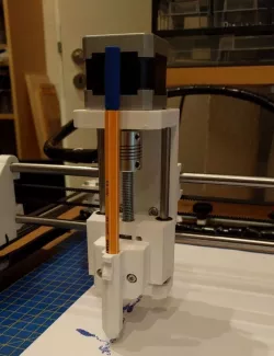 Penholder (Stabilo) for Drawing Machine and simple z-axis
