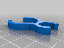Pixel Clip 25mm NB Gal Pipe to 12mm Bullet Pixel Cable Notch