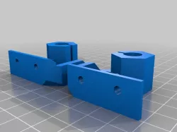 Prusa MK2 Clone - Z Top Axis with bearing 688ZZ for TR8 300mm (with support)
