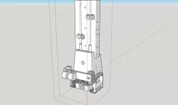 raise3d - N-Series - Fan Depth Gauge Mount