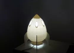 Rocket lamp