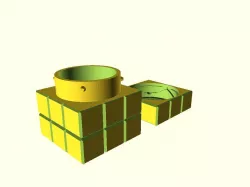 Rubik cube like container