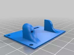 Servo Mount for Speedy Mini Plank using Power Up 9 gram servo