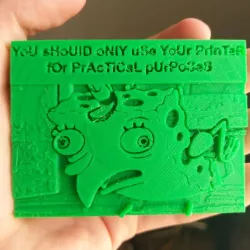 Spongebob 3D printing Meme
