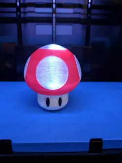 Super Mario Mushroom with Light