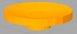 Thumb grip for fidget spinner (Has indent for thumb or finger)