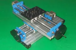 041-Homemade CNC Mill Router Drill Milling 3D Printer Laser Plotter DIY X Axis Slide Guide Rail Linear 