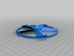 5 Blade Pull String Helicopter (Fits 120mm Print Bed)