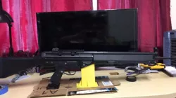 Airsoft and  real steel G3 mag stand