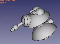 Alien Hover Tank Type 1