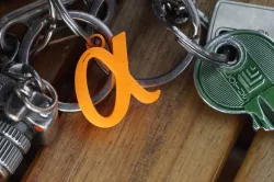 Alpha keychain