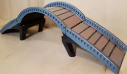 Arched Bridge - Three Piece & Flat Versions - for Desktop / Fish Tank / Aquarium / Terrarium