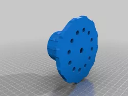 Base for garden LED lamp post