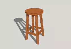 Bistro stool / Bistro tabure-diorama