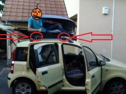 CAR Roof bag DIY Horizontal hook