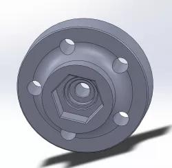 Clod Buster Wheel adapters for Axial Wraith and similar