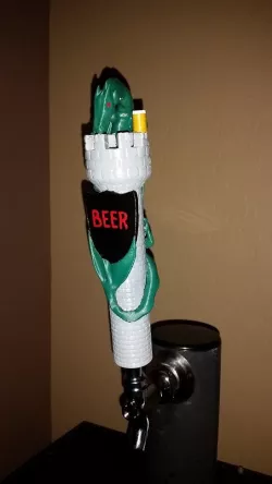 Dragon Climbing Tower-Threaded Beer Tap Bottom