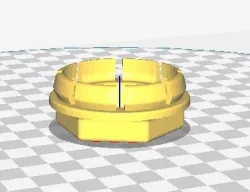 EXIP wheel 54mm  center cap