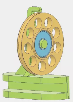 Filament guide pulley