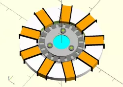 Flat Arc Reactor for Cosplay