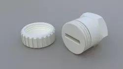 Flat Toothpaste Nozzle