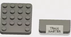 Jumbo Lego Base Name Plate