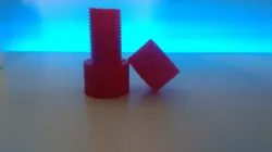 knurled bolt