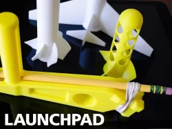 LaunchPad with Rockets and a Plane