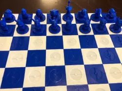 low poly pokemon chess