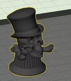 Mad Skull Hatter Guitar Knob - TT