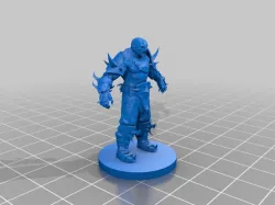 Male Half-Orc-Ogre Miniature 