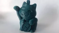 Maneki Neko Cat Keychain ( MP Select Mini Cat )