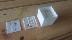 Mazecube 1 / 3D-Maze 5 layers / Ø5 marble