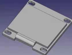 mockup for OLED I2C SSD1306 128×64 0.96″ screen