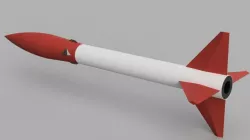 Model Rocket "Honest John" 1:7.3 scale