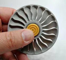 Modern Jet Turbine Fan Fidget Spinner
