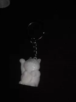 Money Cat With Keychain hole