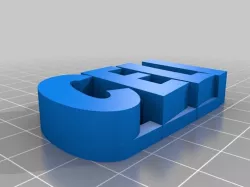 My Customized 3D name plate