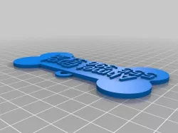 My Customized Pet Dog Tag bone shaped (Lengthened)