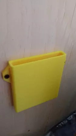 Phone pocket/shelf, woodscrews fastenings