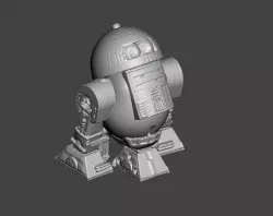 R2D2 Mr Potato Head 3D scan