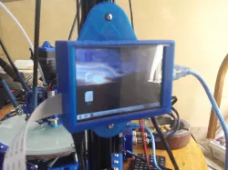 Raspberry Pi 3B octoprint mount with 3.5" screen and 40mm fan for 2020