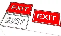 Sign EXIT