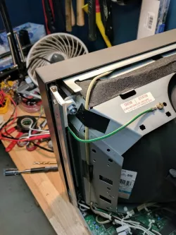 Sony PVM-14M2U CRT Retainer Repair Bracket