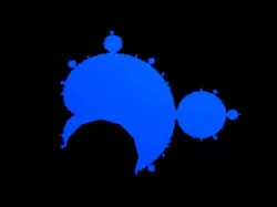 The bitten Mandelbrot apple version