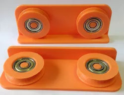 Vertical stand spool holder vitamined with ball bearings (608 or others)