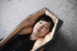 Wearable Coffin (shared paper folded files)