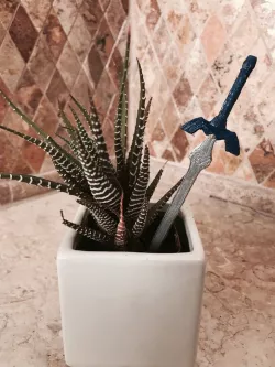 Zelda Master Sword (2 sides)