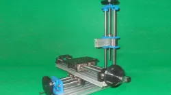051-DIY CNC Mill Router Drill Milling Homemade Axis Frame Linear Motion Guide 3D Printer Laser 